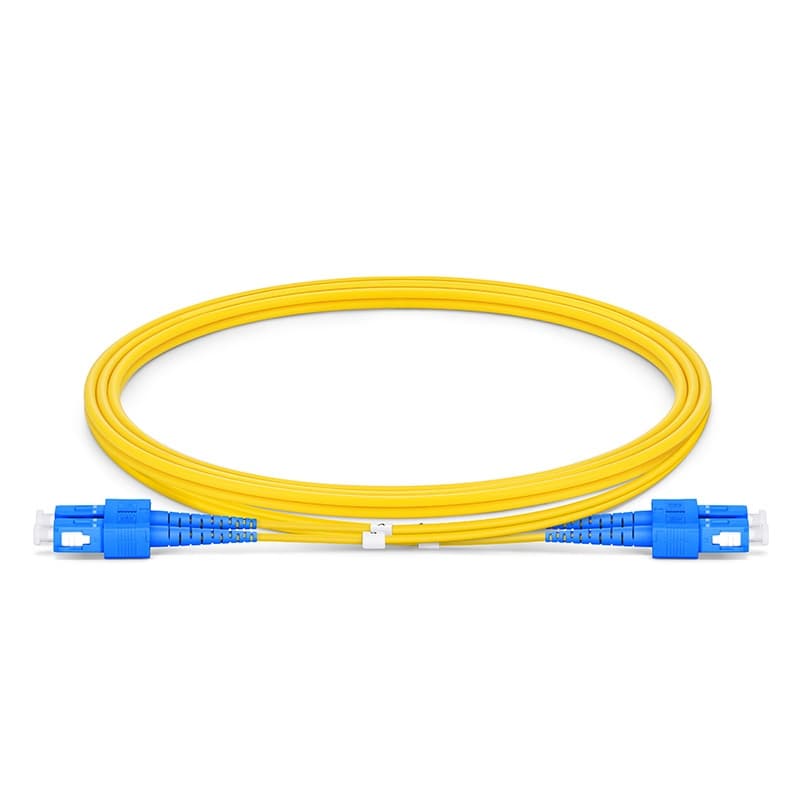 Sc/Upc to Sc/Upc Duplex 2 Fibers Single Mode (OS2) Riser (OFNR) 2.0mm Patch Cord
