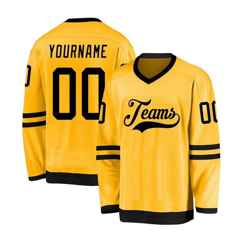 New Style Custom Sportswear Vintage Unisex 100% Polyester Tackle Twill Ice Hockey Jersey Uniform