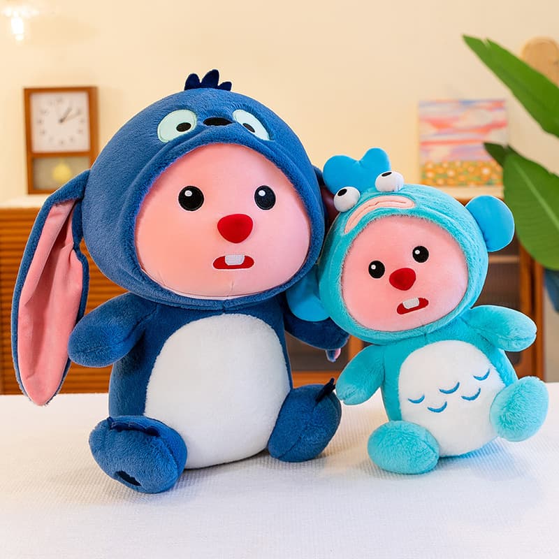 New Transformed Beaver Stitch Clownfish Plush Doll Doll Pillow
