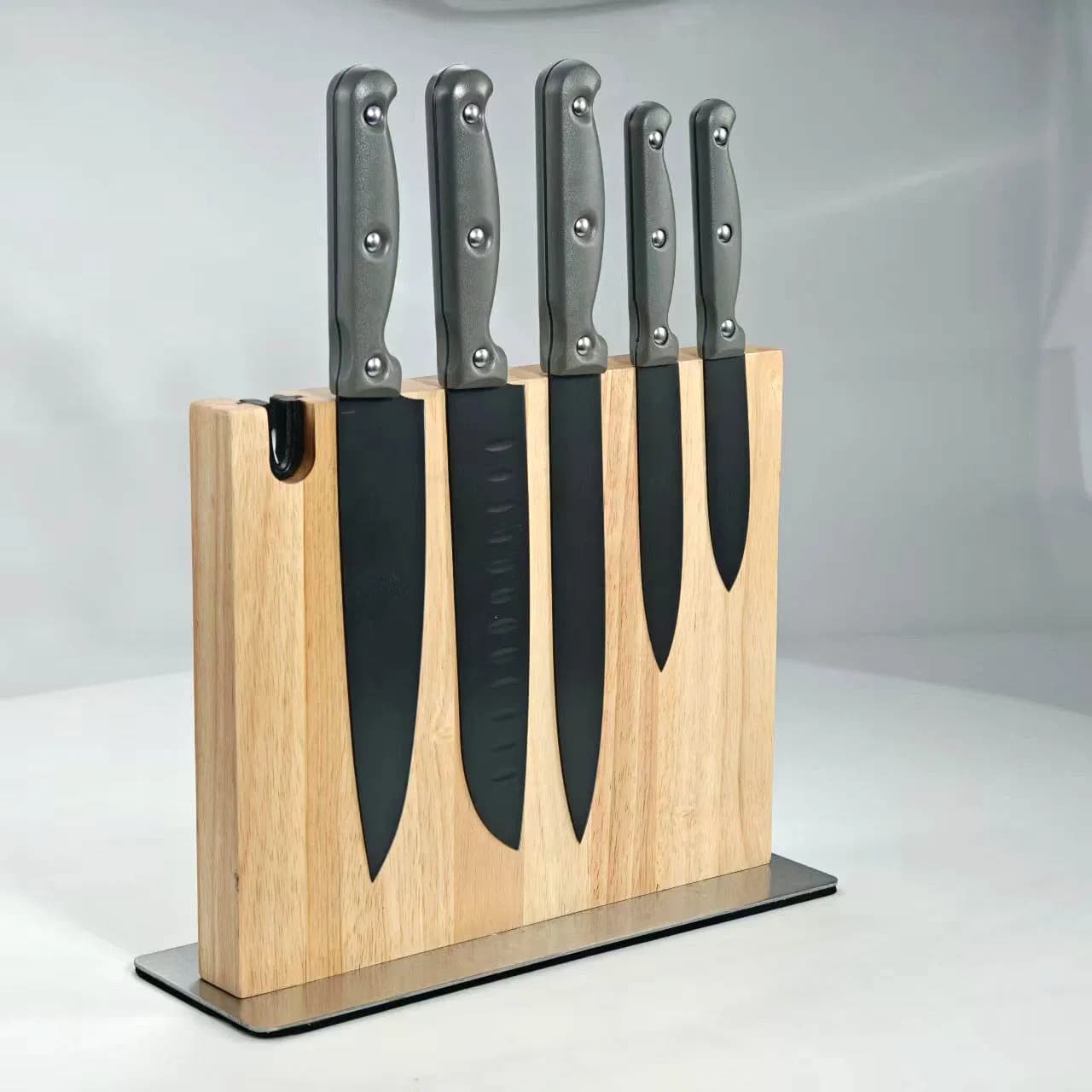 Household Kitchen Knife Set 6 Pieces Stainless Steel Professional Kitchenware Set for Home Use