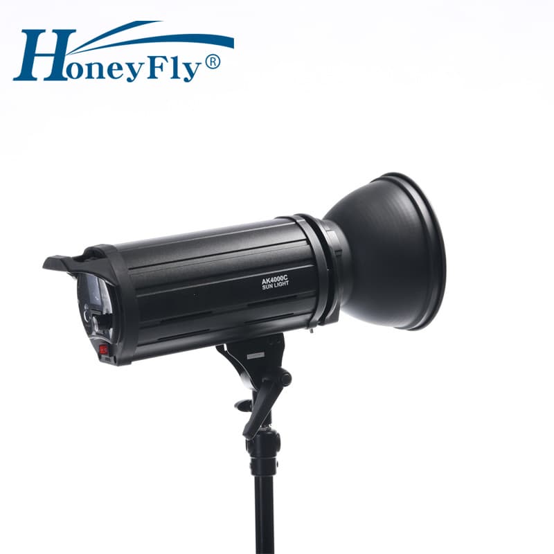 HoneyFly LED Professional Photographic Lamp AC110/220V 200W White+200W AK4000C