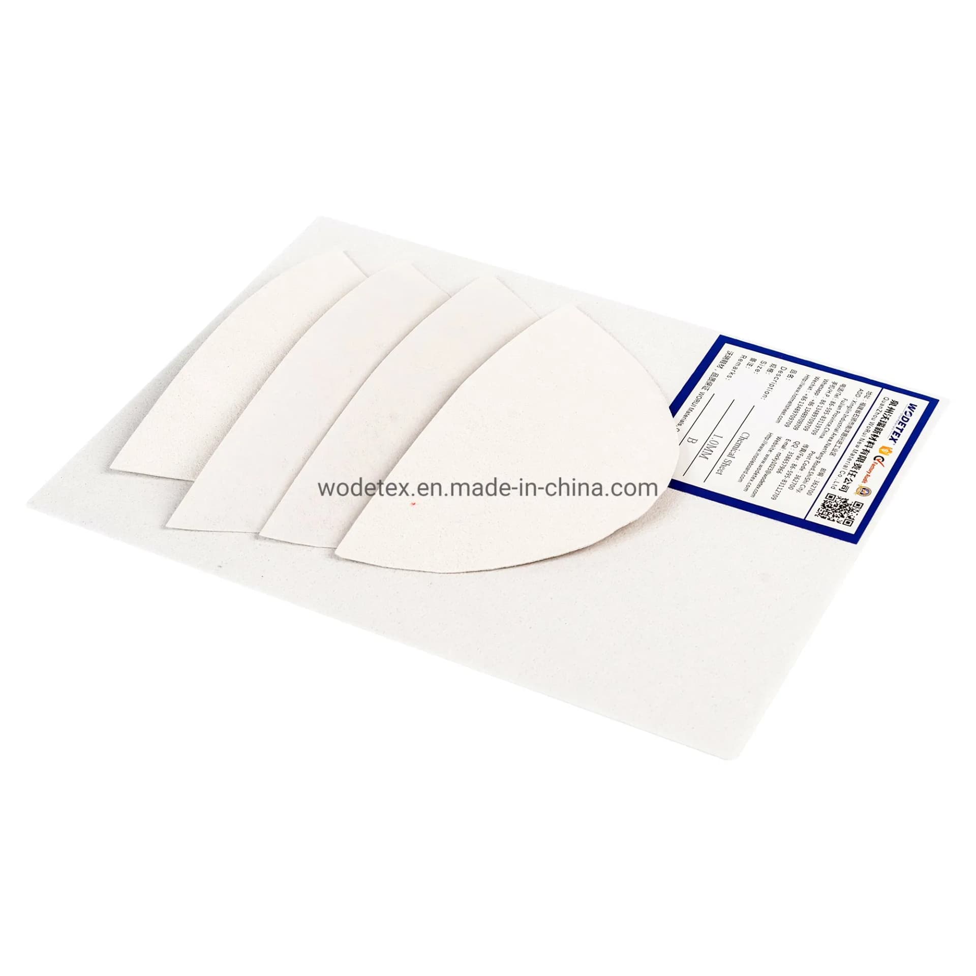 Stiffener Chemical Sheet for Shoes and Nonwoven Chemical Sheet for Toe Puff