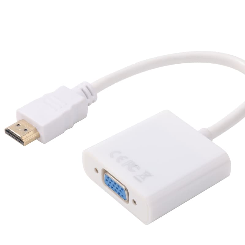 Premium HDMI to VGA Converter Cable for Crystal Clear 1080P