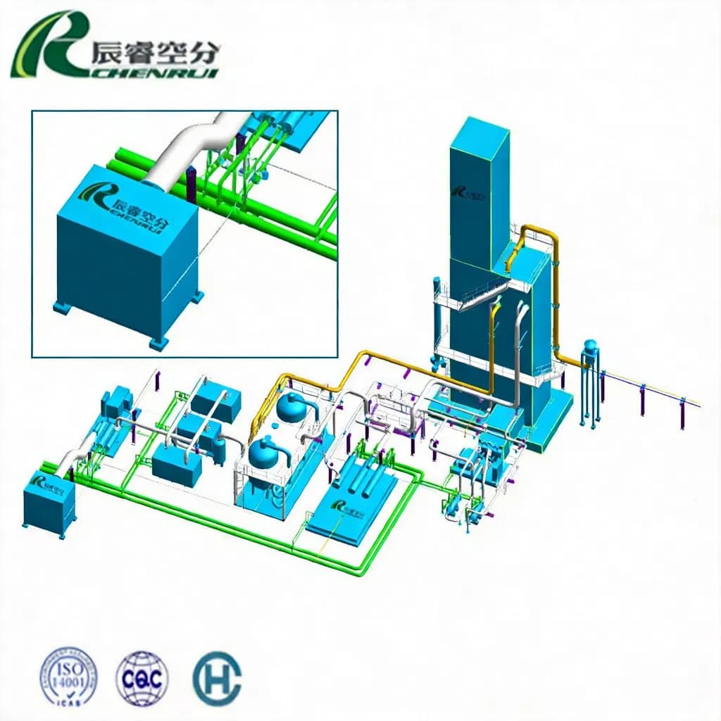Cryogenic Air Separation Generator Medical Oxygen Plant