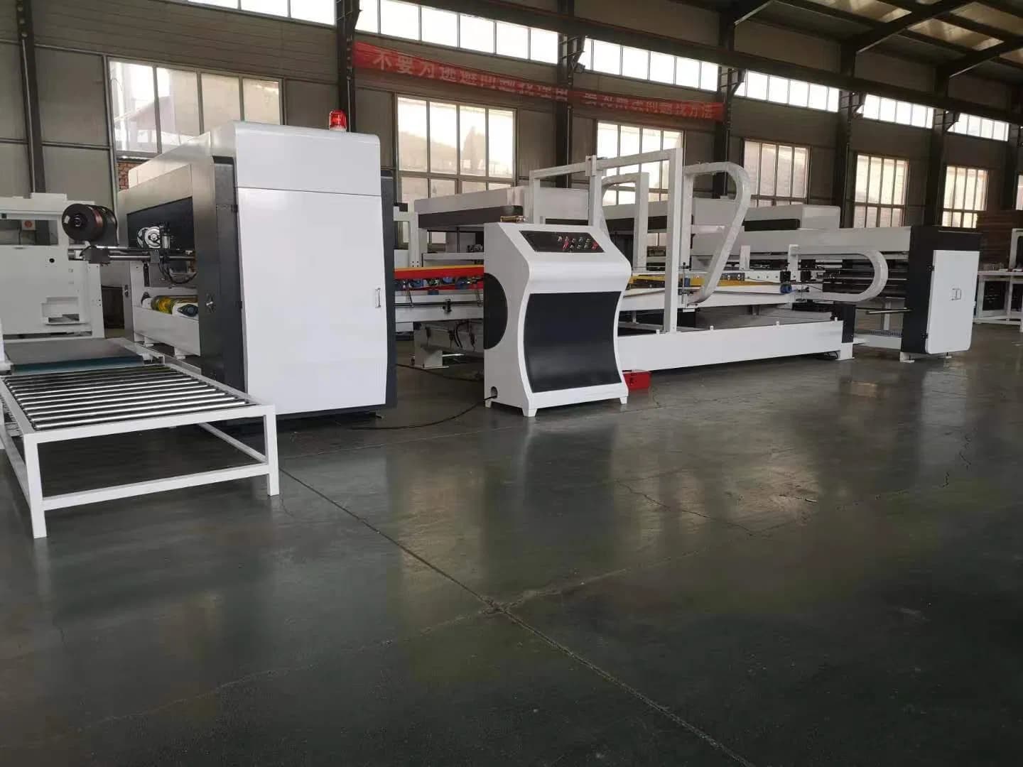 Automatic Corrugated Carton Stitching Paper Box Making Machine