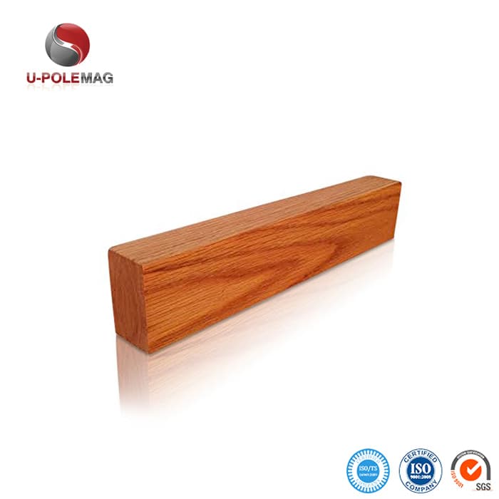 Wall Mounted Strip for Kitchen Knives, Kitchen Magnetic Knife Holder Stand Wooden