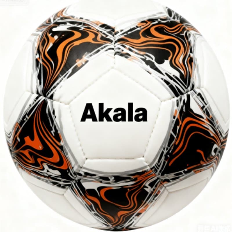 Akala Premium Customizable Size 5 PU Soccer Ball with Colorful Design Football