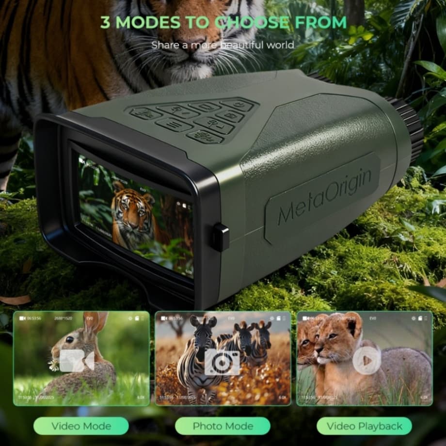 High-Definition Multifunctional Modern Night Vision Binocular for Wild Hunting