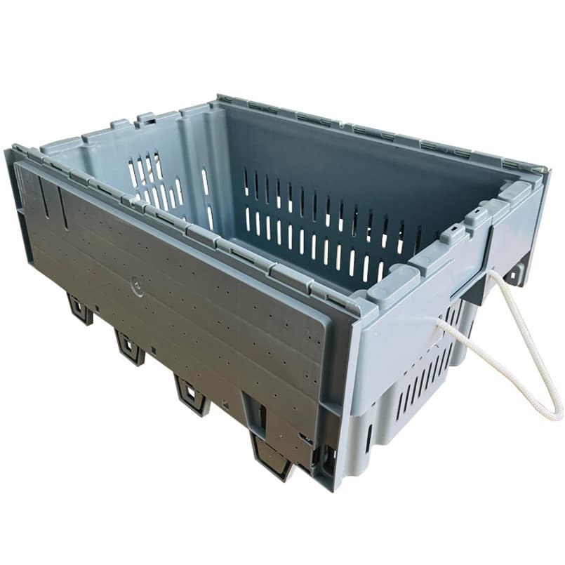 Heavy Duty Plastic Vented Crate for Shellfish / Fish and Meat