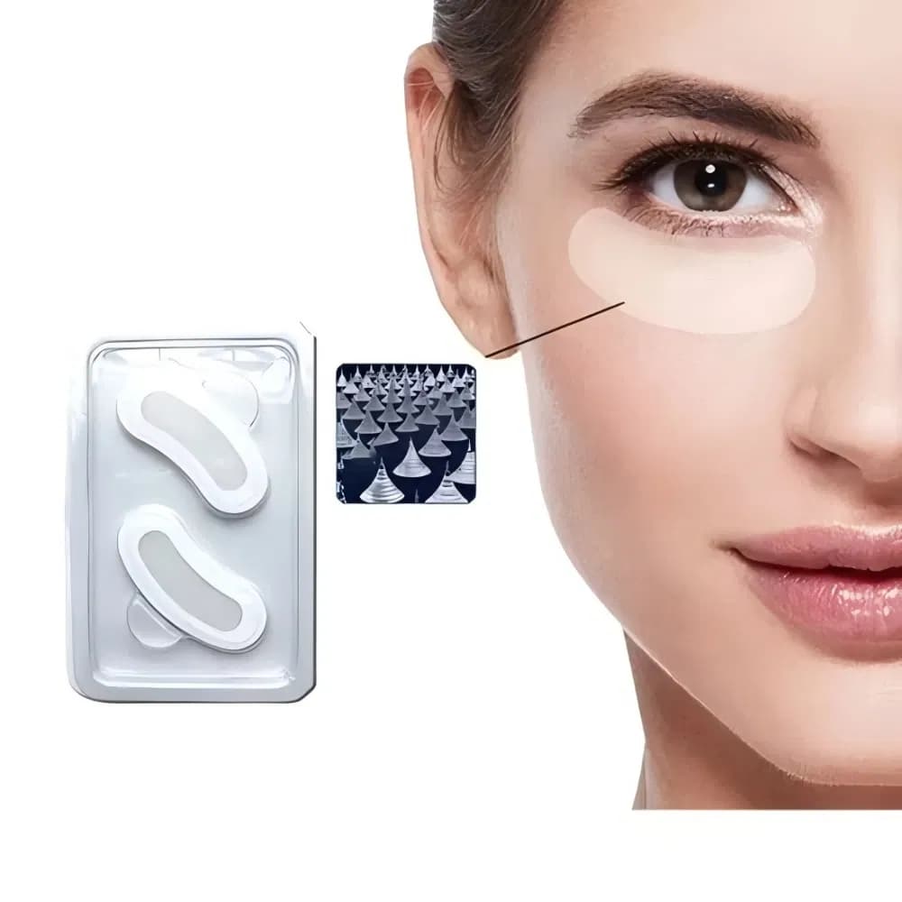 OEM Private Label Dissolving Soluble Micro Needle Eye Mask Deep Penetration Fast Acting Firming Microneedle Eye Patch for Anti Wrinkle and Dark Circles