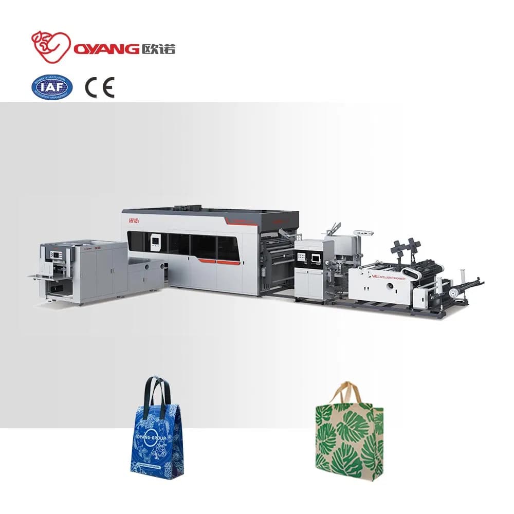 One Time Forming Nonwoven Box Shopping Bag Making Machine