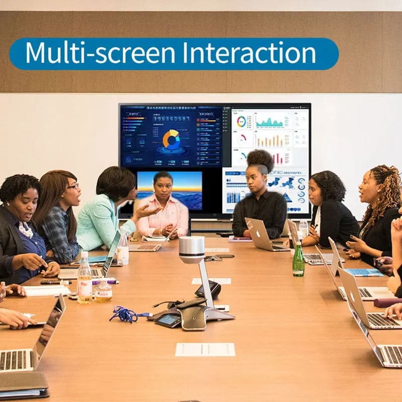 Floor Standing Built-in Camera Microphone Wireless Projection 75 Inch 4K Built in OPS Smart Touch Screen Smart White Board Interactive Flat Panel for School
