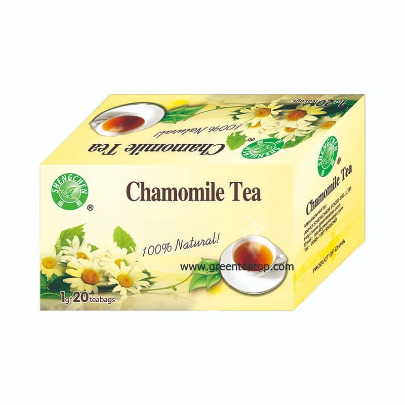 Natural Chinese Pure Chamomile Tea Herbal Tea Packed in 20 Tea Bags
