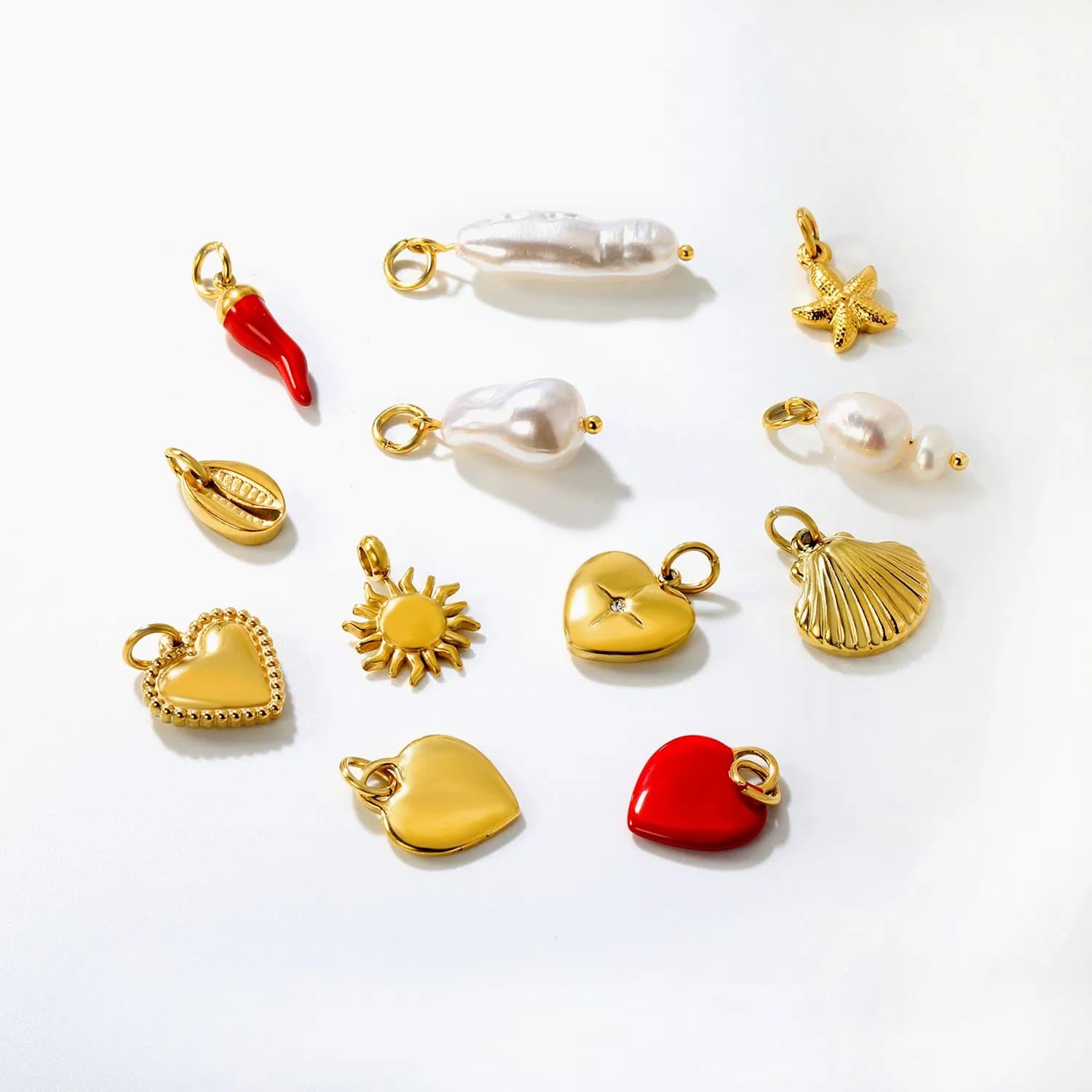 Stainless Steel Jewelry Accessories Pendant Waterproof DIY Jewelry Charms for Jewelry Making