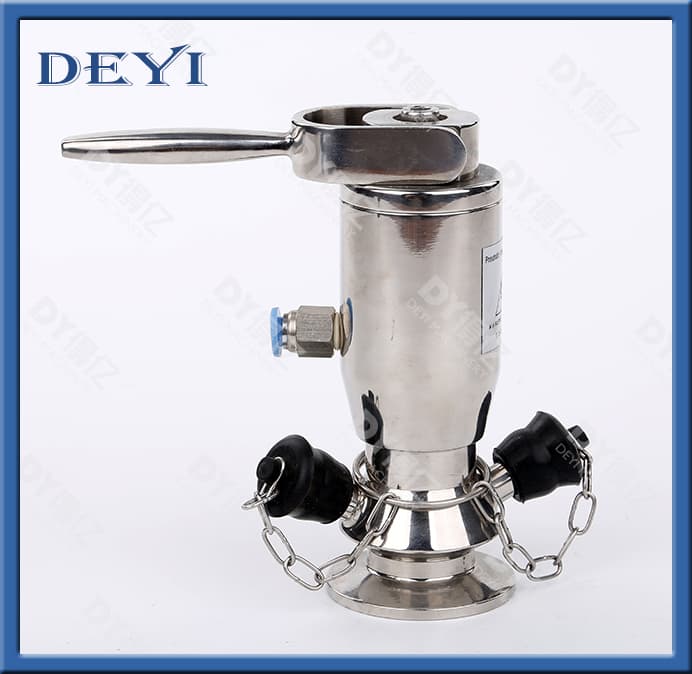 DN50 304 Stainless Steel Clamp Sample Valve Valvula De Muestra De Abrazadera De Acero Inoxidable