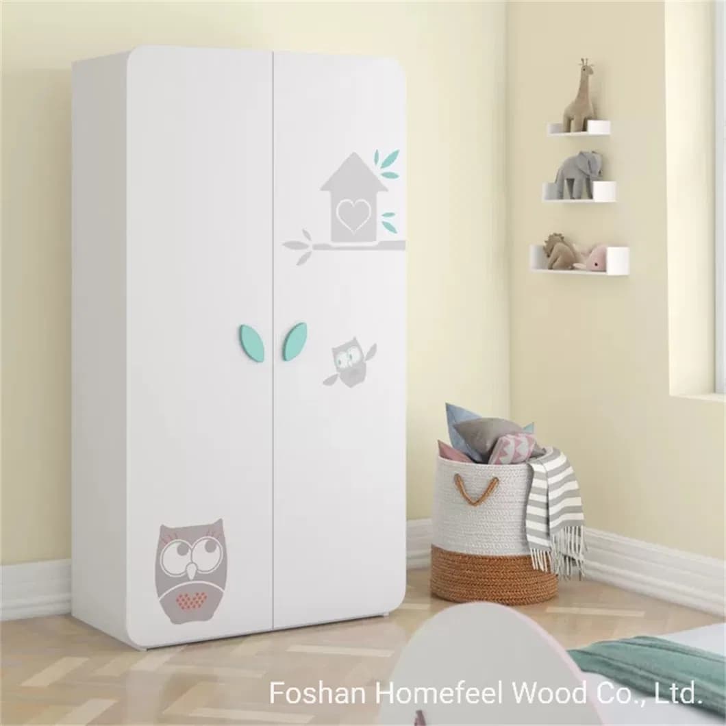 Modern Cartoon Home Bedroom Furniture Children Wardrobe (HF-WF032220)