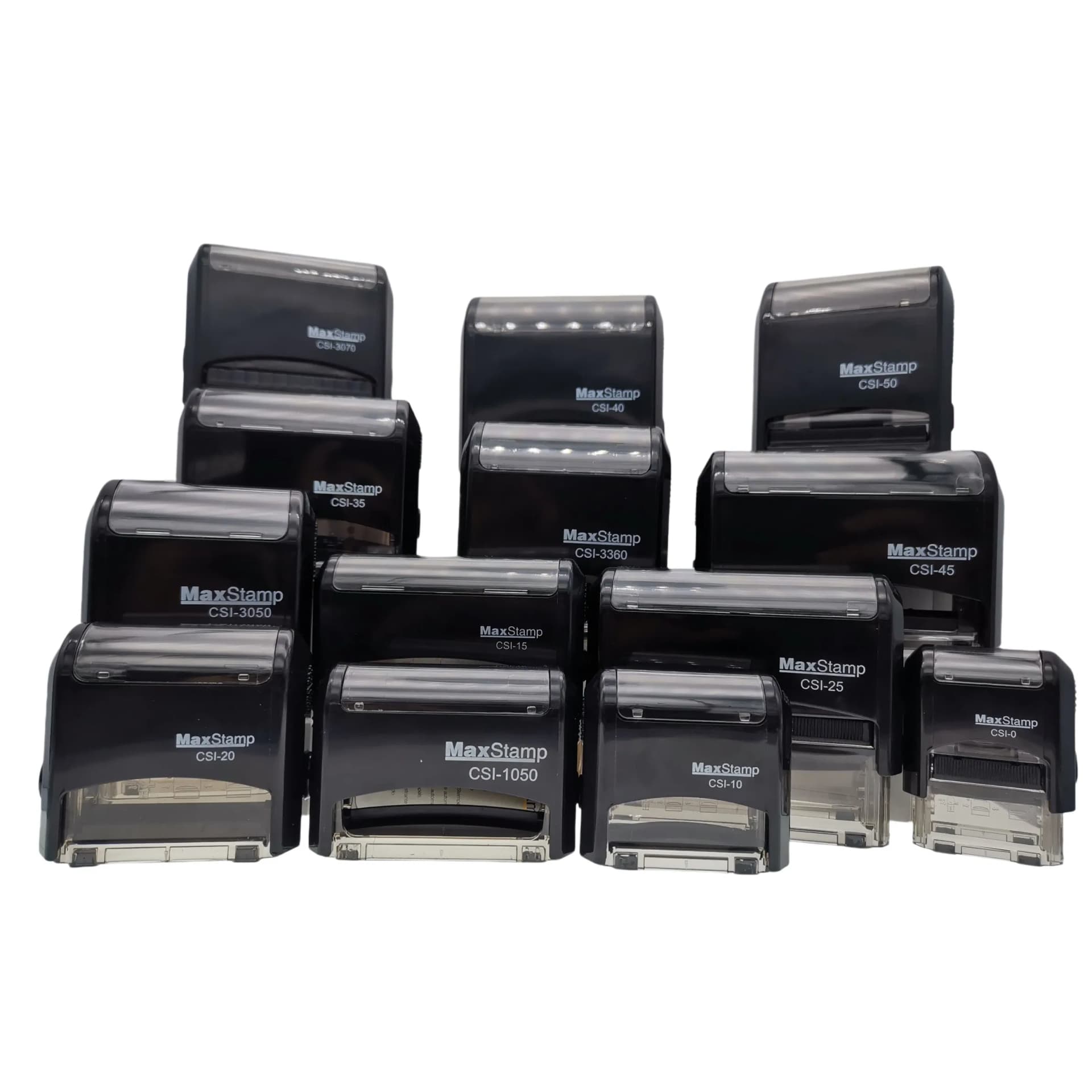 Maxstamp Automatic Re-Inking Stamp/Auto-Inking Stamp/Self Inking Stamp with Dual or Single Pad