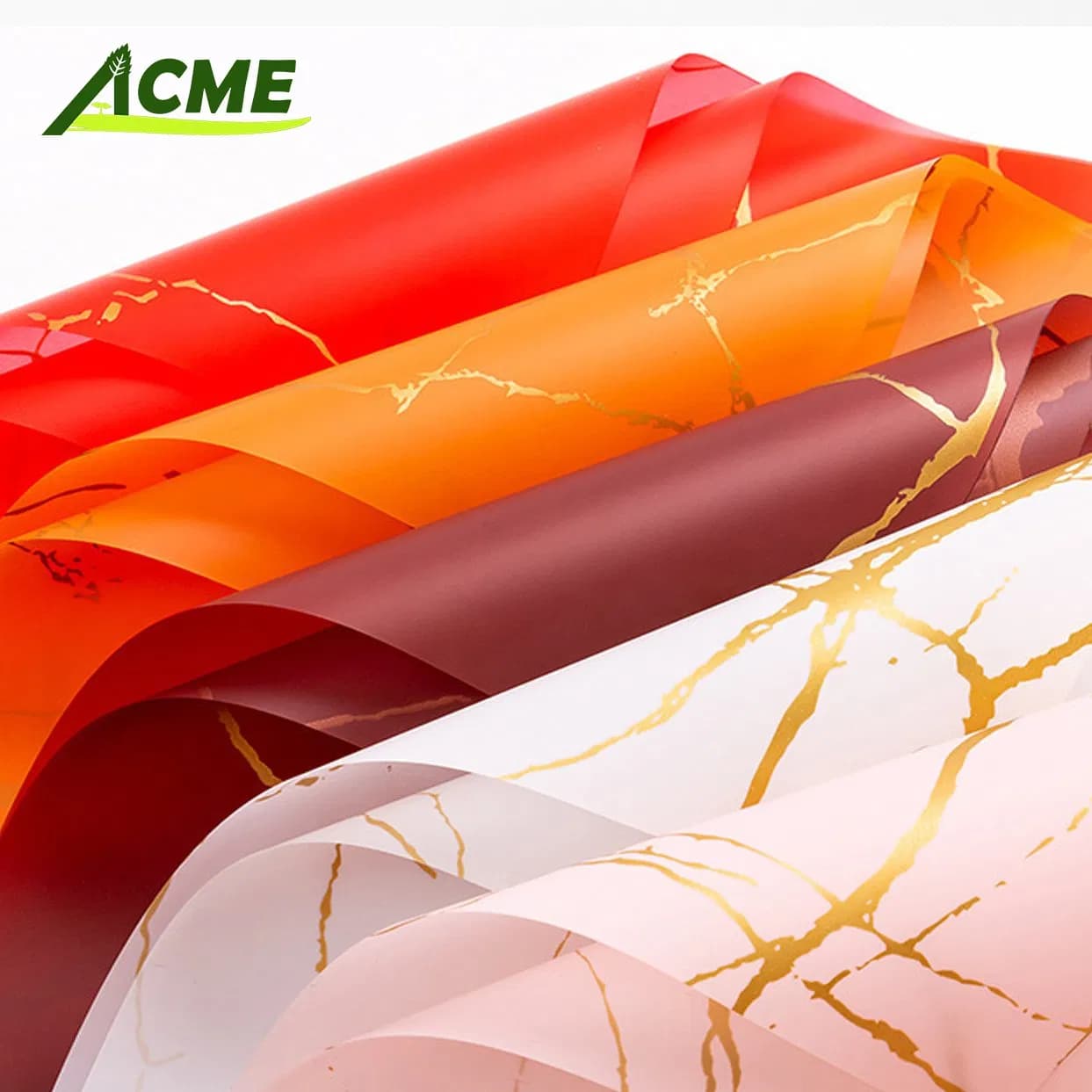 Waterproof PVC Custom Flower Wrapping and Gift Packaging