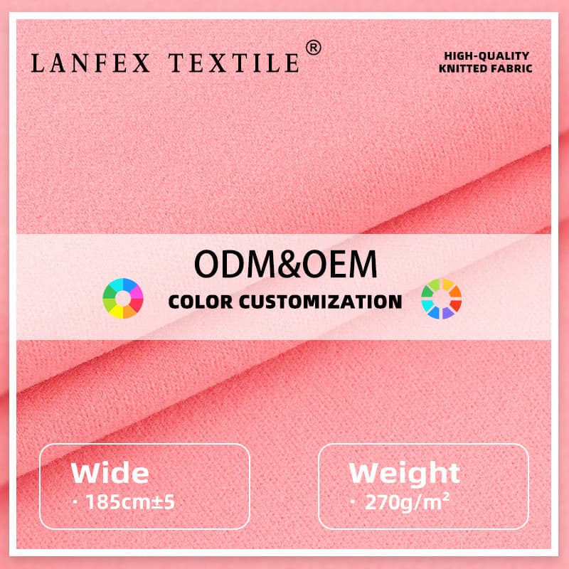Premium 94% Polyester Stretch Fleece Velvet Fabric for Clothes