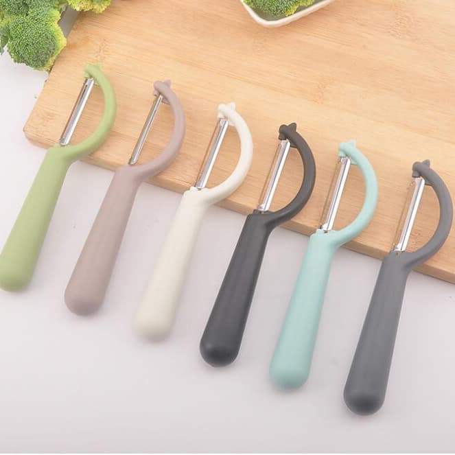 Stainless Steel Blade PP Handle Vegetable Fruit Knife Peeler