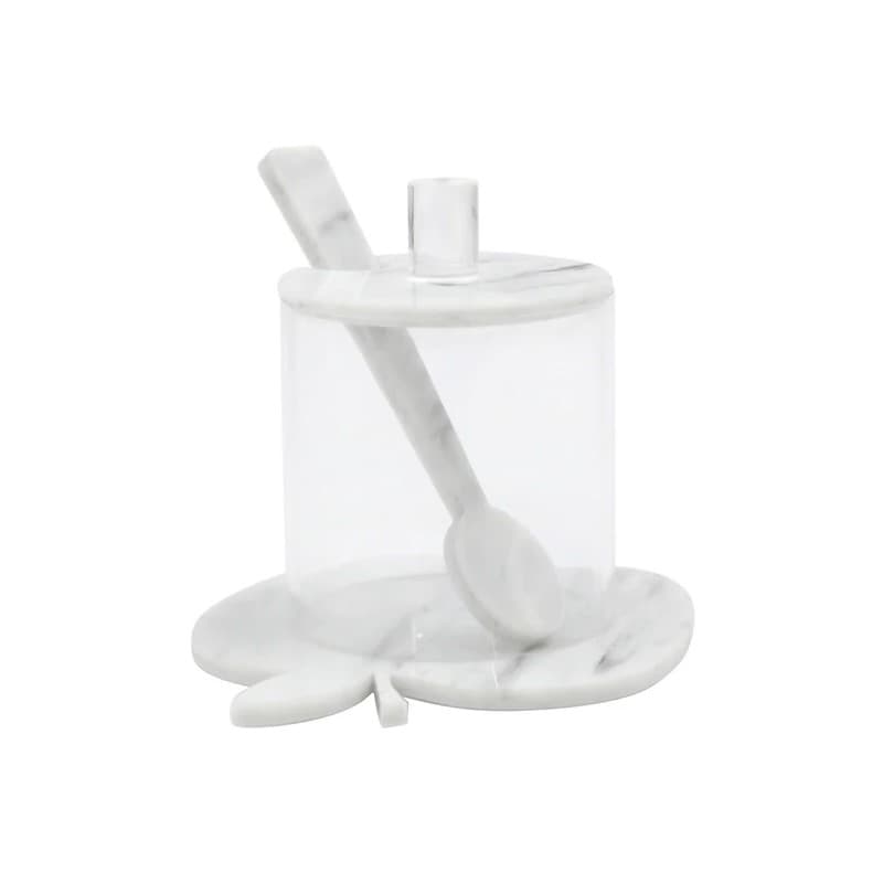 Decorative Lucite Honey Bowl for Religious Celebrations and Gifts