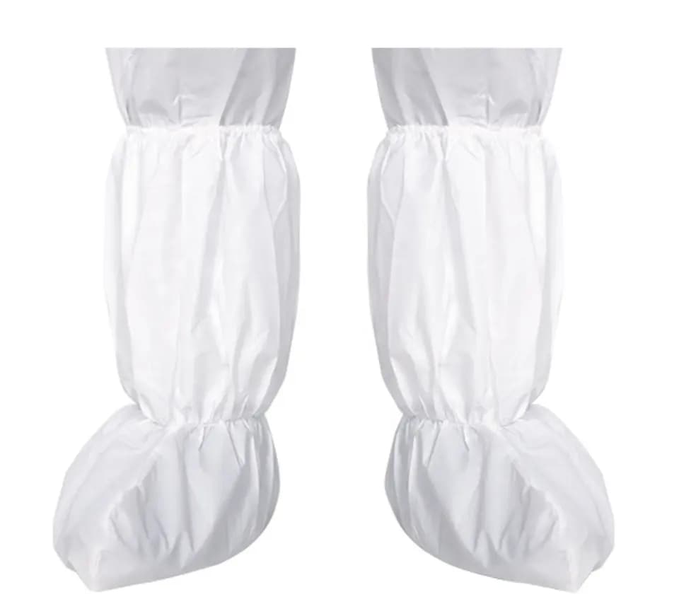 Breathable Nonwoven Boot Wraps Ideal for Healthcare and Laboratory Settings