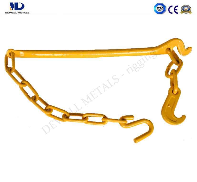 Forged Steel High Tensile Lashing Yellow Painted Tension Lever with Hook