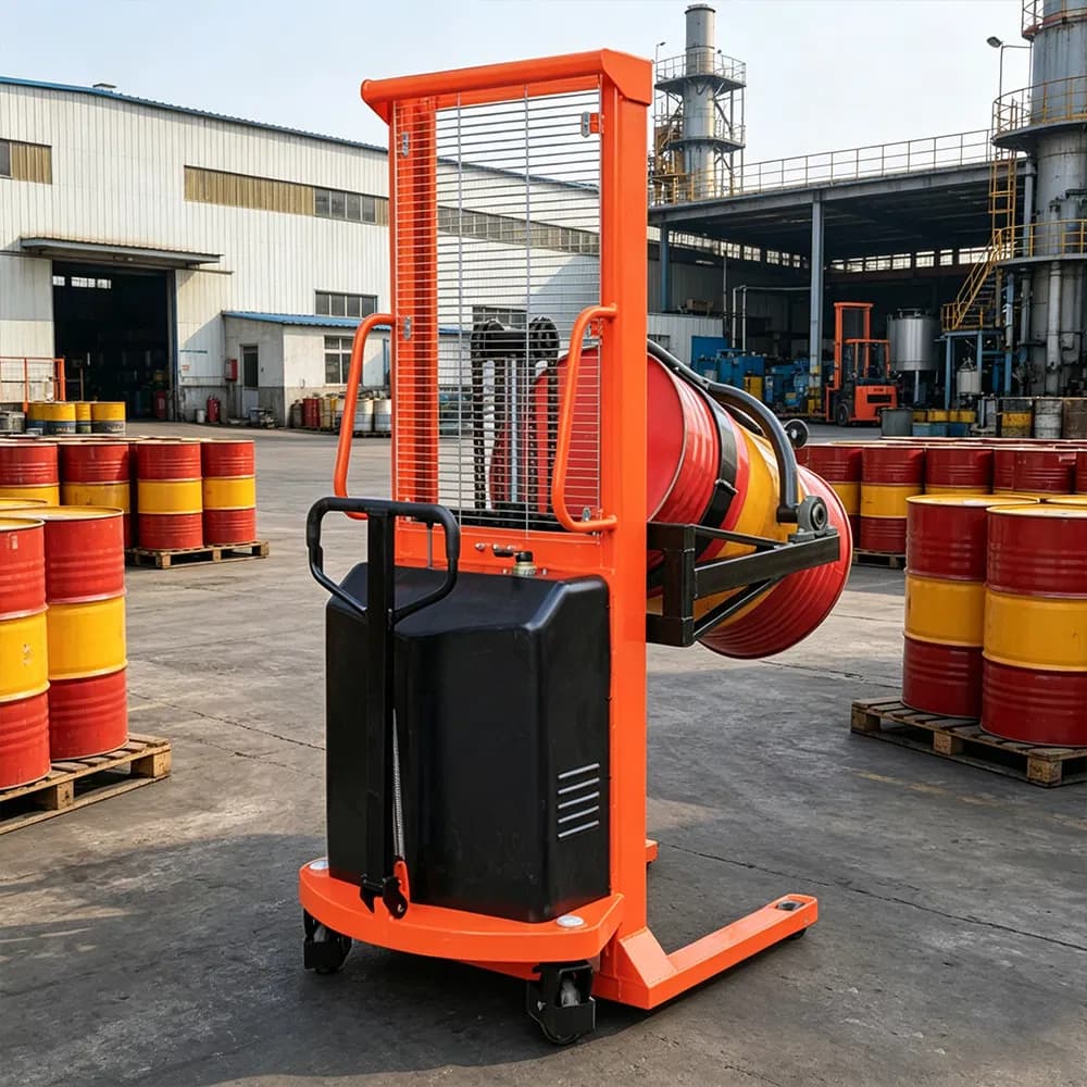 Multi-Functional Manual Oil Drum Lifter 350kg Type Scale Hand Forklift