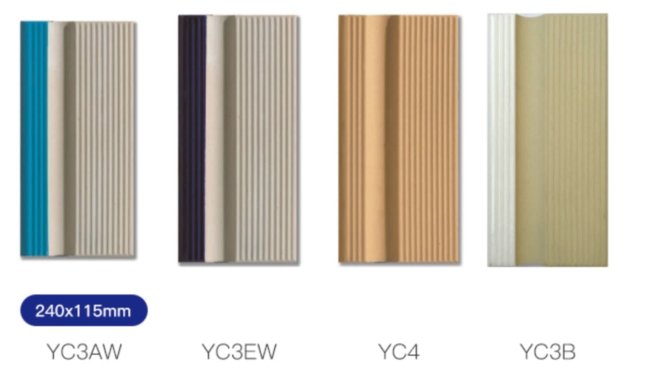 International Standard China Outdoor Cheap Ceramic Non-Slip Bullnose Swimming Pool Edge Trim Rubber Tile
