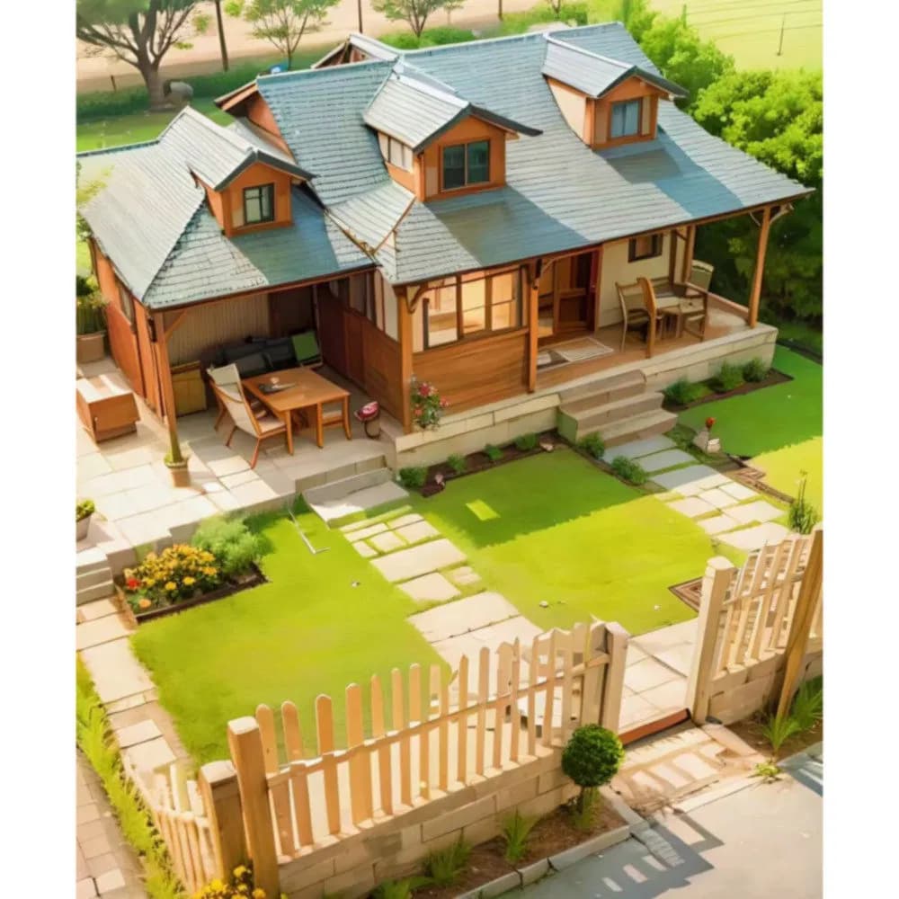 Long Service Life OEM/ODM Custom Outdoor Wood Garden Structure for City Park