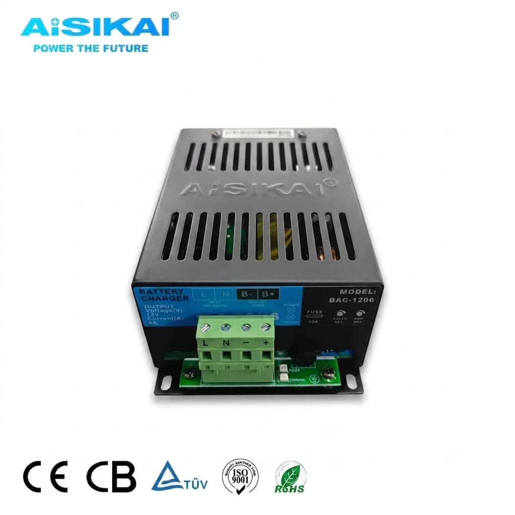12V DC Battery Charger with CE Certification for Global Markets