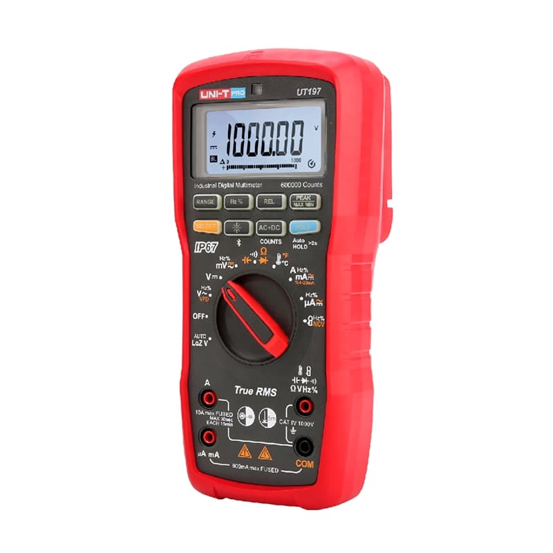 600, 000-Count Industrial Digital Multimeter Ut197 for Power Engineering Construction Maintenance