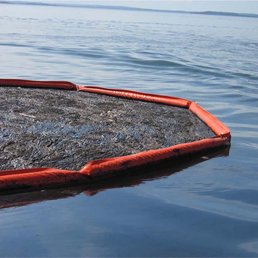 Practical High Cost Performance Nearshore Harbor Boom PVC Floating Oil Spill Cleanup Boom for Leakage Containment
