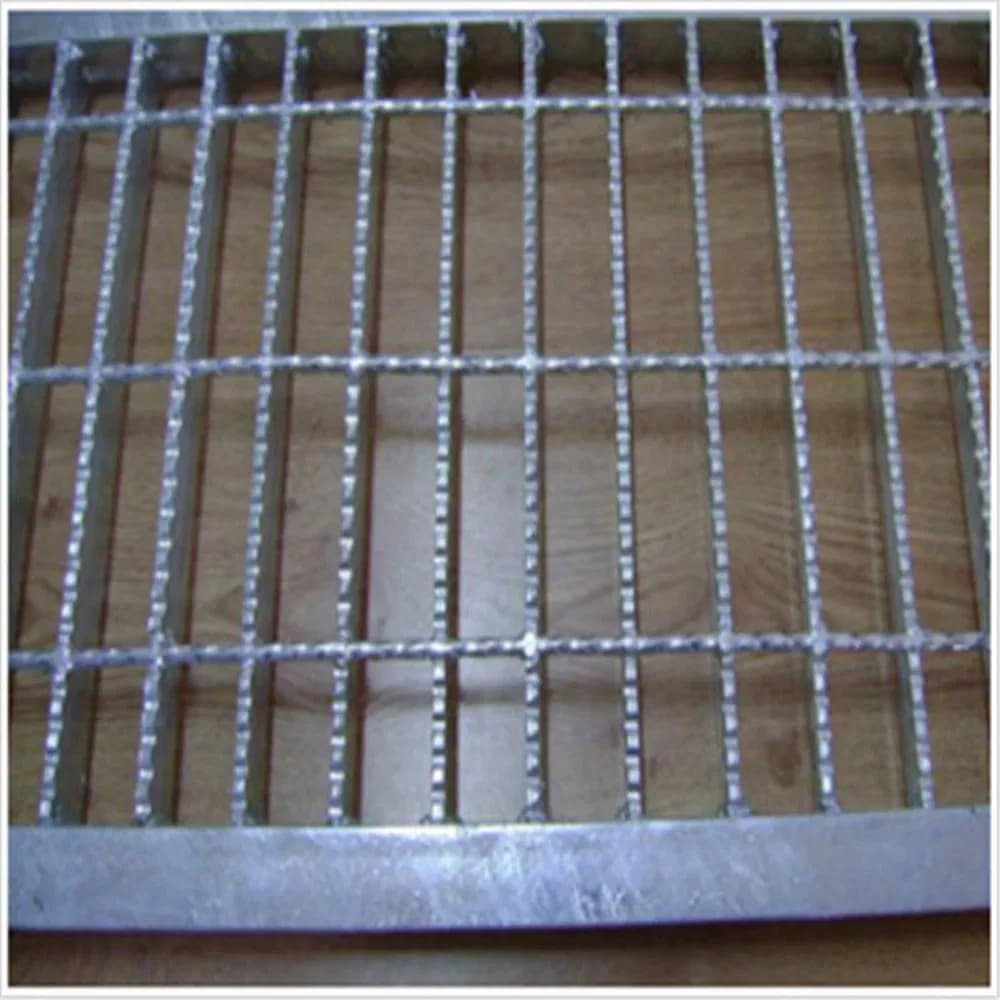 Heavy Duty Galvanized Steel Welded Serrated Anti-Slip Trench Cover Floor Bar Grating