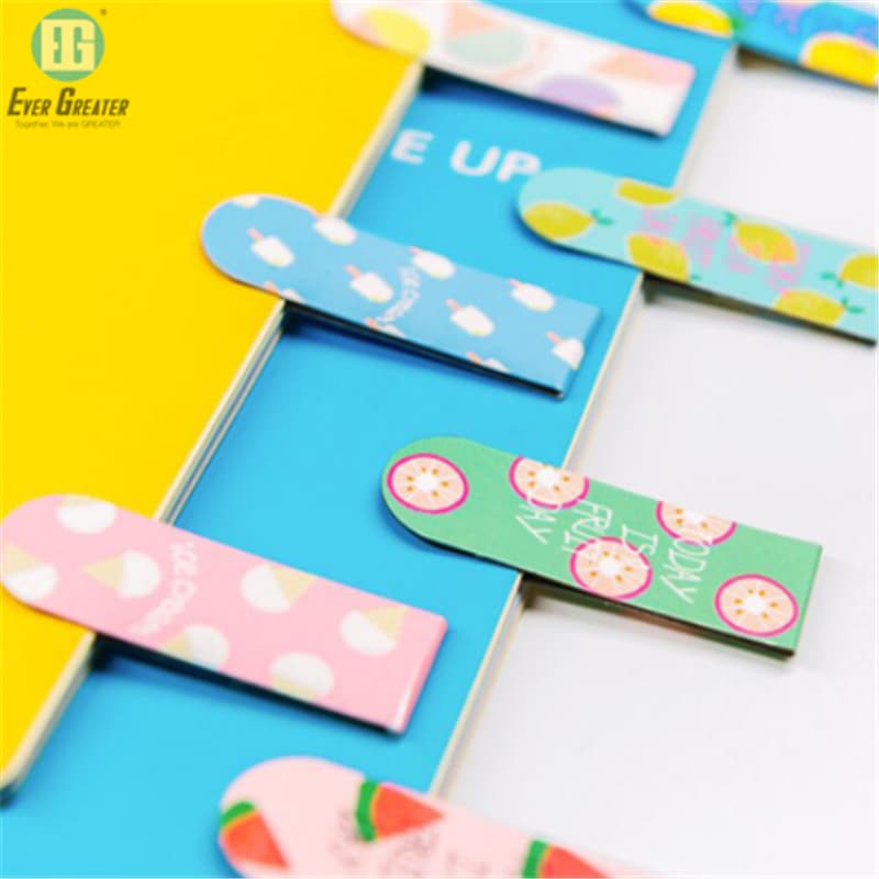 High Quality Magnetic Printed Paper Book Mark Beautiful Paper Folding Custom Magnetic Bookmarks