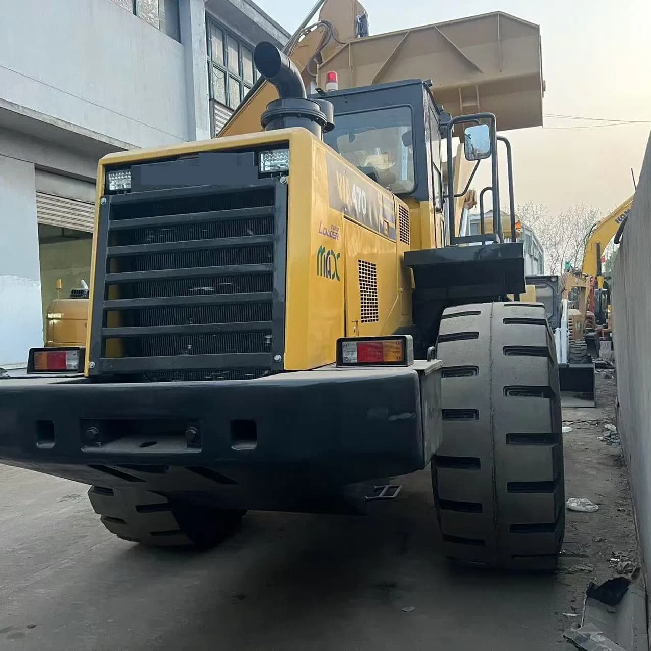Japan Original Kumatsu Wheel Loader Wa470 Used Payloader