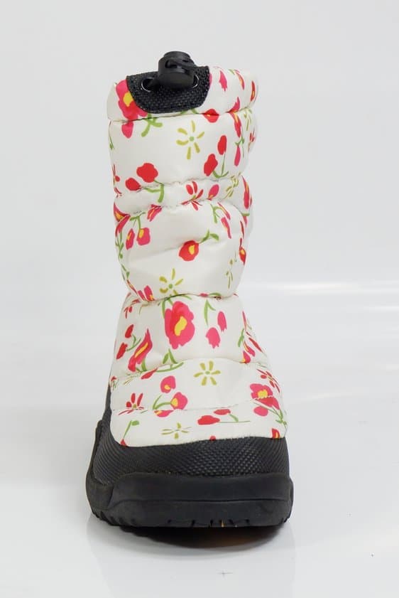 Fashionable Flower Kids' Toddler Toboggan Anti-Slippery Winter Snow Boot