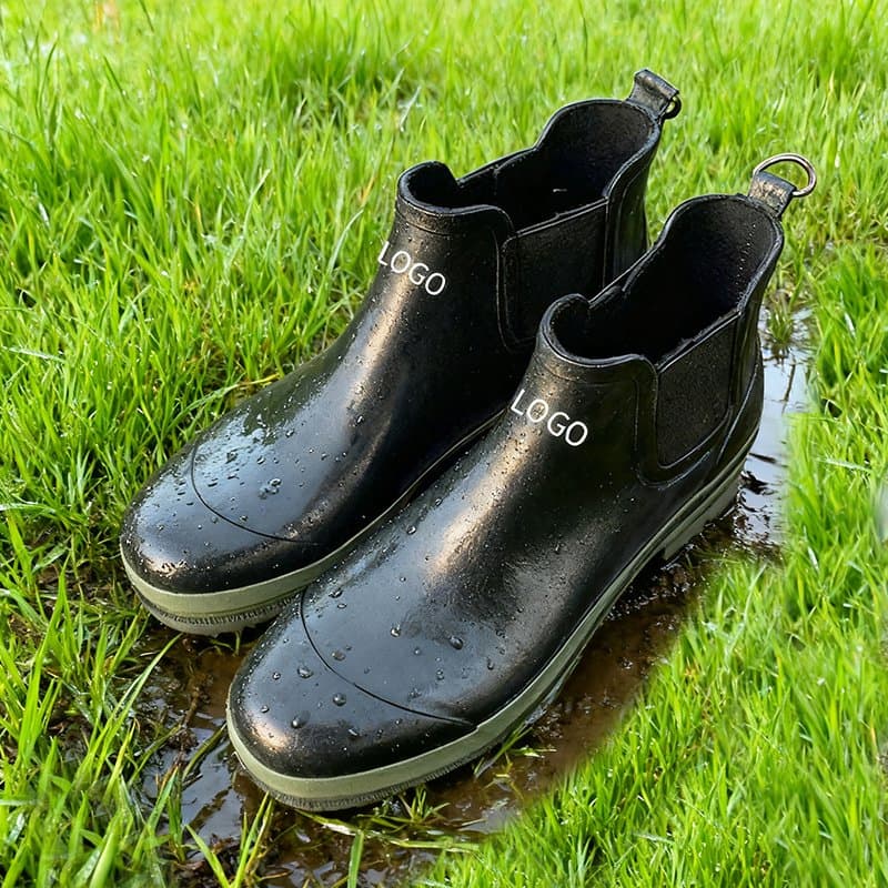 Top Quality Ankle Rubber Rain Boots for Man Women