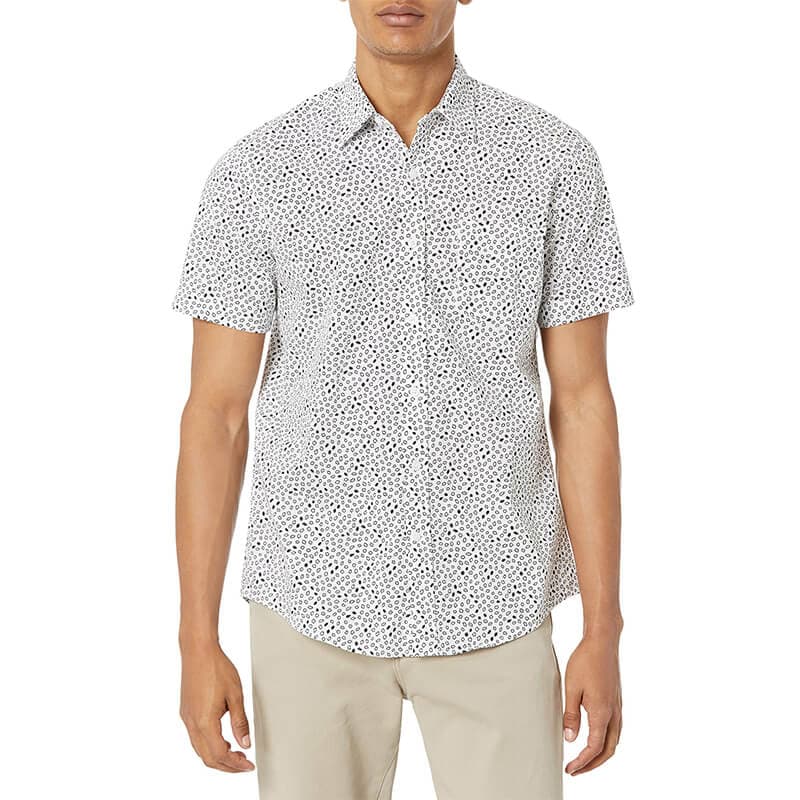 Wholesale Short Sleeve Button up Down Custom Print Soft Clothing Aloha Beach Wear Printed Hawaiian Shirts