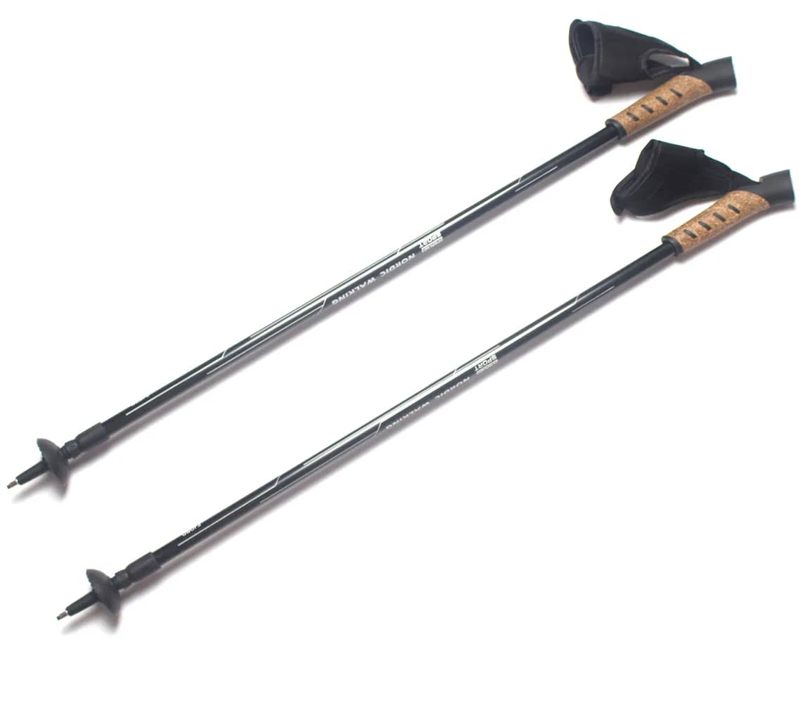 Anti-Shock 2 Section Nordic Walking Stick Set with Cork Handle (MW1019A)