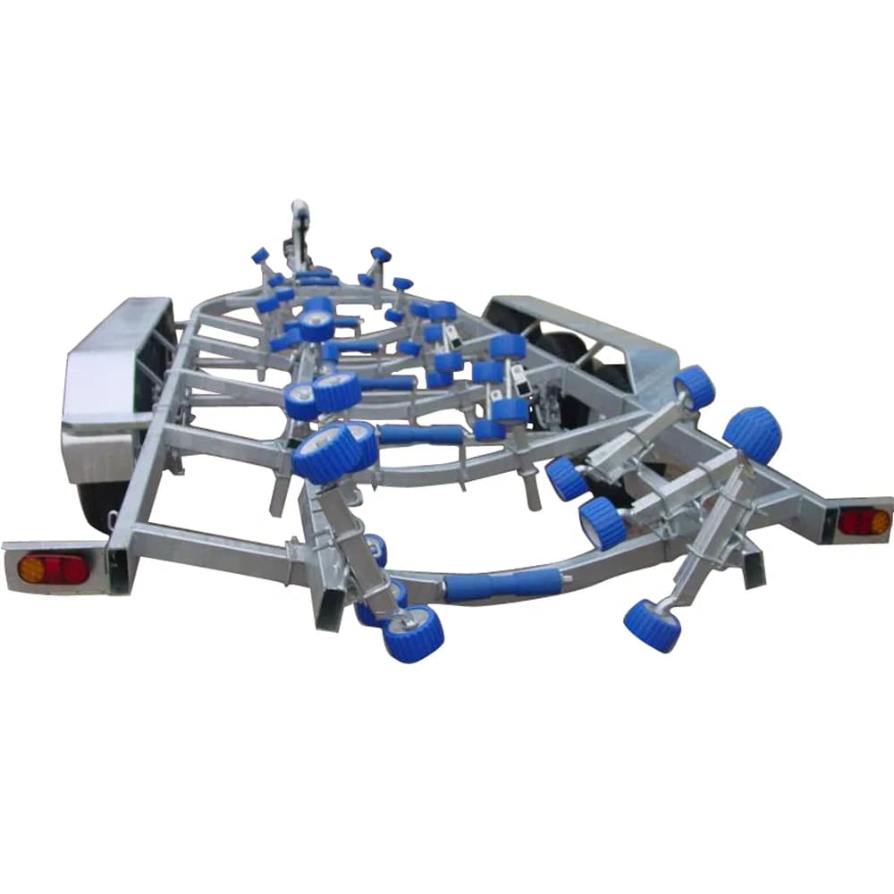 Aqualand Heavy Duty Boat Trailers with 3 Axles 6 Wheels