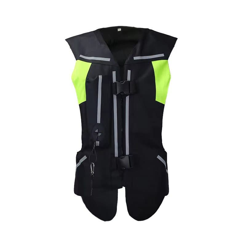 CE Certified Motorcycle Airbag Vest for Men Women Adult Moto Air Bag Reflective Strip Motocross Riding Jacket Shoulder Support