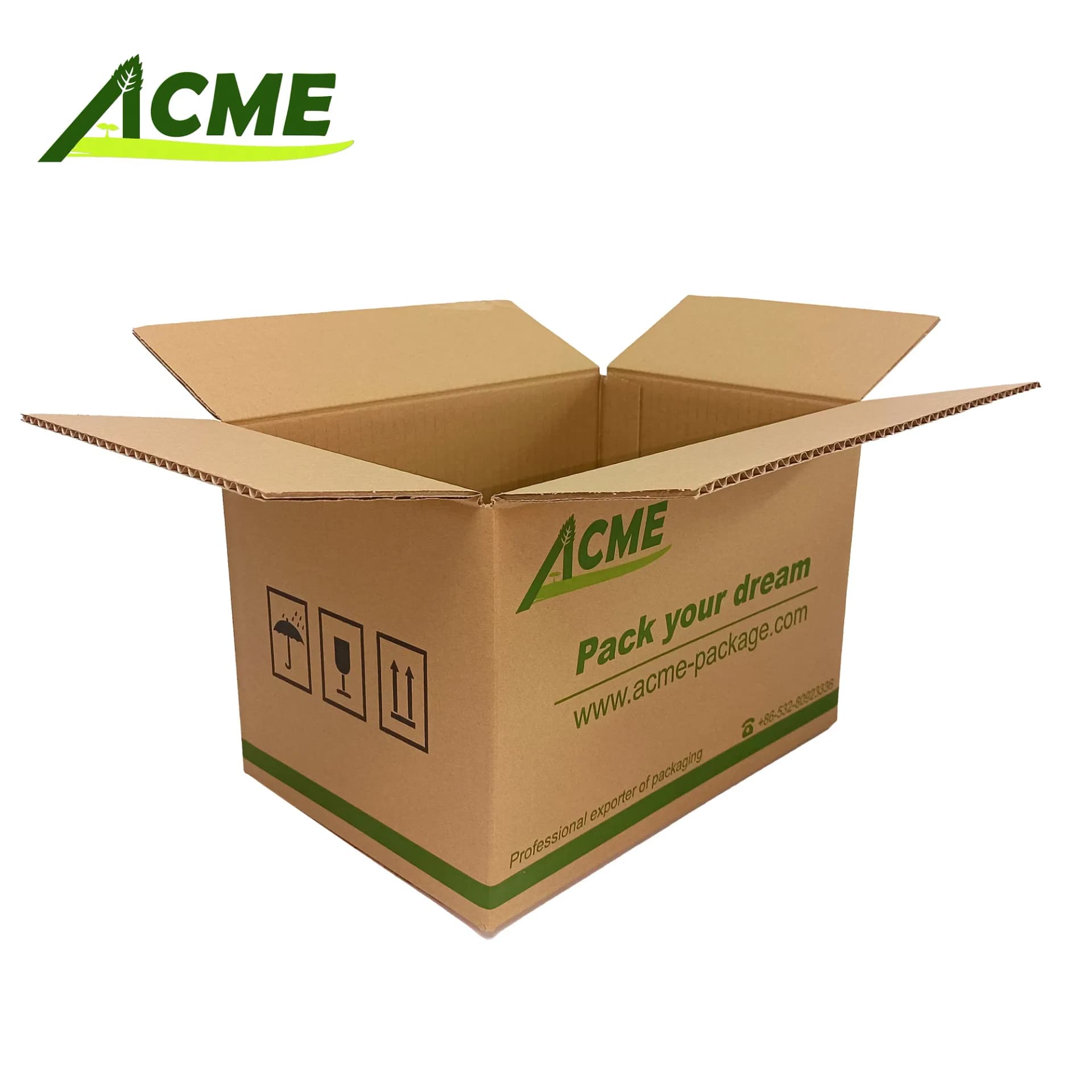 Custom Size Corrugated Boxes for Electronic Instrument Fragile Packaging