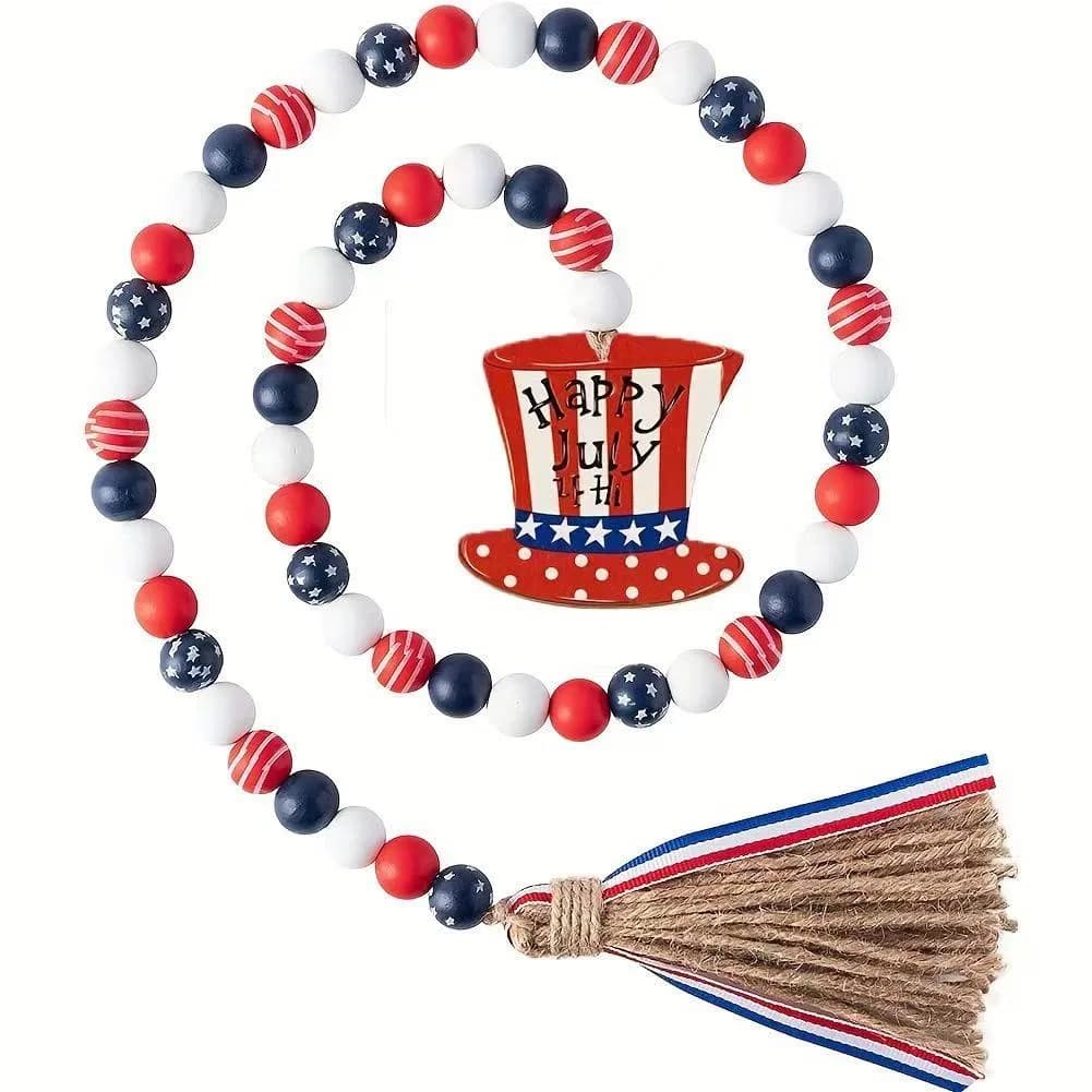 Wooden Garland for Independence Day Holiday Factory Price