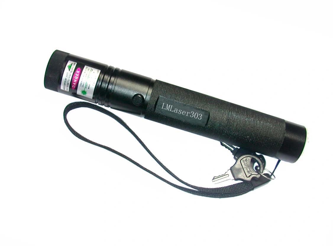 200mw 532nm Adjustable Focus Green Laser Pointer Lighting Matches (LM-303)
