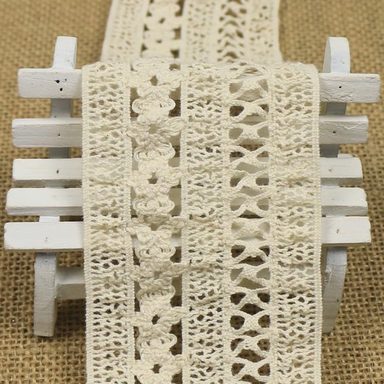 High Quality 7cm Crochet Cotton Lace Trim for Garment