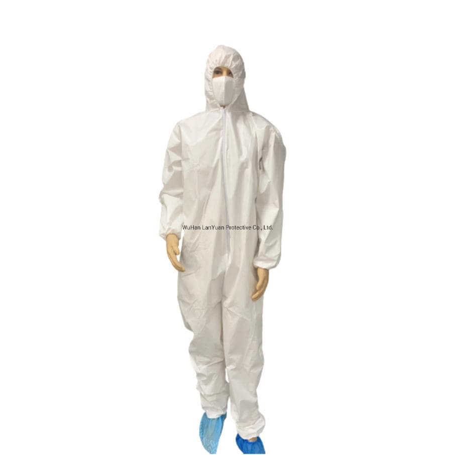 PPE Personal Protective Equipment Disposable Sf Non-Woven Coveralls