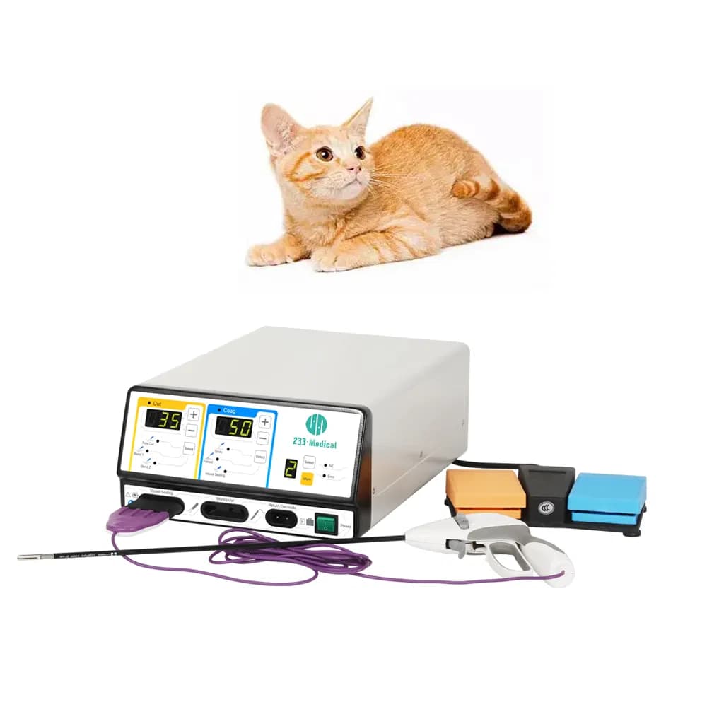 High Quality Veterinary Equipment Electrosurgical Generator High Frequency Electro Surgical Unit