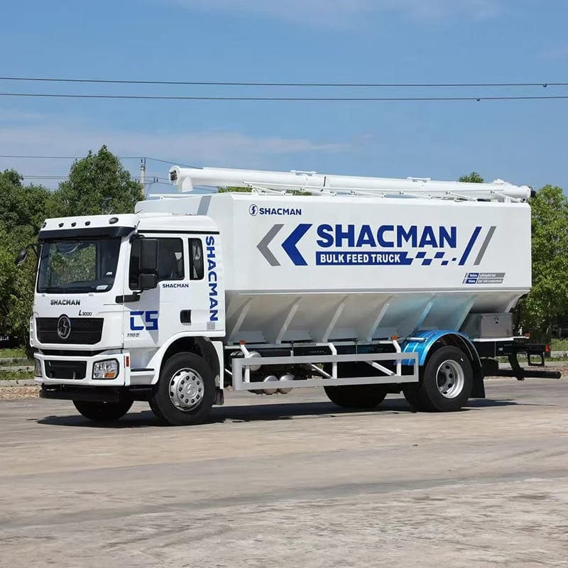 Shacman 15ton 22 Cbm Diesel Electric Special Vehicle for Commercial Bulk Grain Transport and Fast Delivery