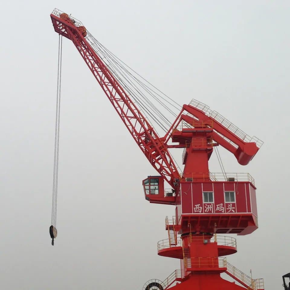 Portal Slewing Crane 60 Ton Marine Using 360 Degree Portal Crane